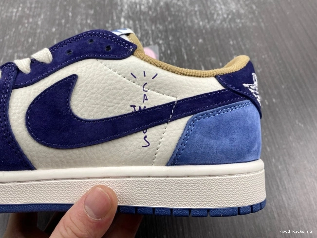 AIR 1 SCOTT X TRAVIS JORDAN DM7866-808 CUSTOM 0714